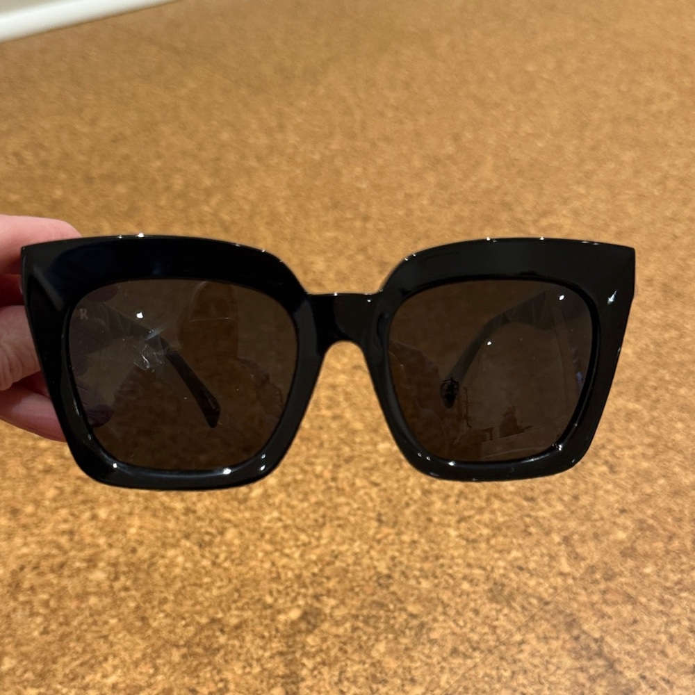 RAEN Black Oversized Square Women's Sunglasses